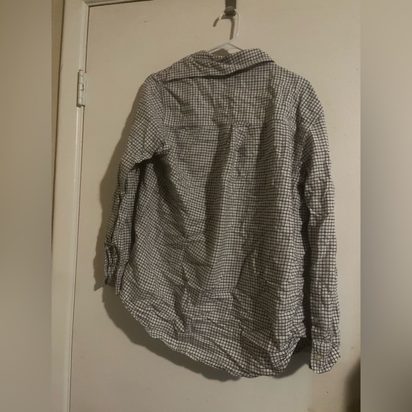 Long Sleeve Sustainable Stretch Woven Button Up Shirt - Picture 3 of 4